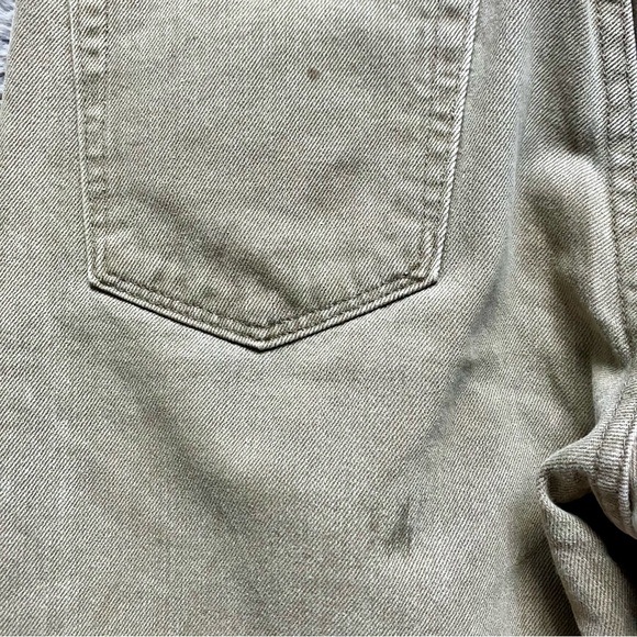 Vintage Wrangler high rise strait wide leg tan denim jeans 30/30 durable. - Picture 4 of 7